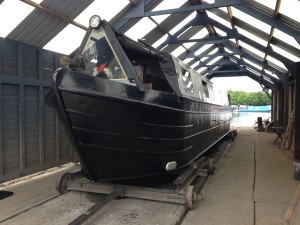 Boat fully blacked