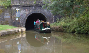 Emerging from a tunnel